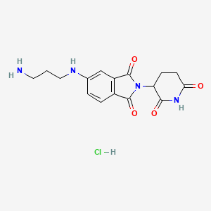 Pomalidomide-5-C3-NH2 (hydrochloride)