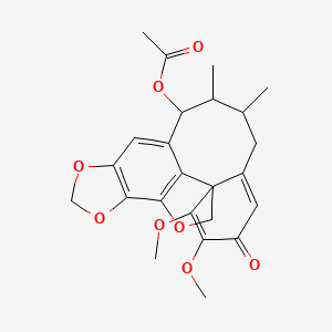 molecular formula C24H26O8 B12374312 Interiorin C 