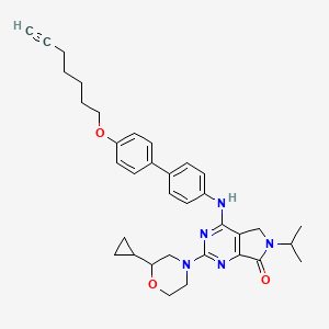 molecular formula C35H41N5O3 B12374315 KCC2 Modulator-1 