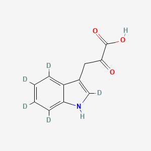 molecular formula C11H9NO3 B12374321 Indole-3-pyruvic Acid-d5 