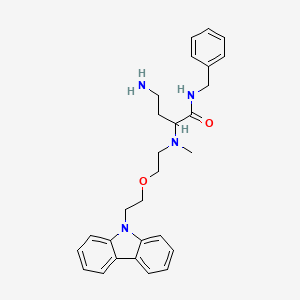 molecular formula C28H34N4O2 B12374332 BuChE-IN-9 