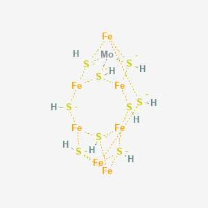 molecular formula Fe7H9MoS9-9 B1237435 Iron;molybdenum;sulfanide 