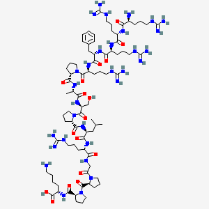 molecular formula C79H135N31O17 B12374366 DYRKtide 