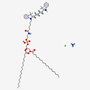 molecular formula C73H122ClN4O9P B12374373 Cy5-DSPE (chloride ammonium) 