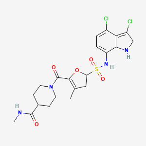 molecular formula C21H26Cl2N4O5S B12374378 E3 ligase Ligand 24 