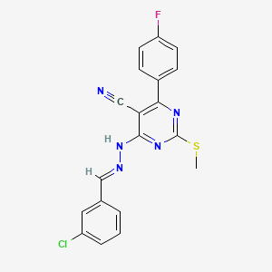 molecular formula C19H13ClFN5S B12374399 Egfr WT/T790M-IN-2 