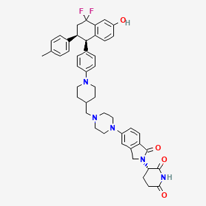 molecular formula C46H49F2N5O4 B12374411 PROTAC ER|A Degrader-7 