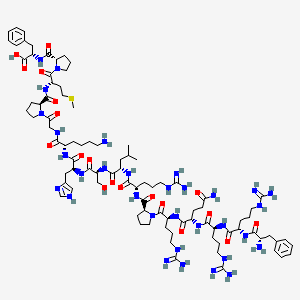 molecular formula C90H144N32O19S B12374413 Apelin-16, human, bovine 