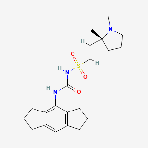 molecular formula C21H29N3O3S B12374428 Usnoflast CAS No. 2455519-86-3