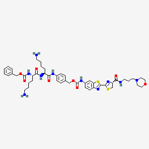 molecular formula C46H60N10O8S2 B12374437 CTB probe-1 