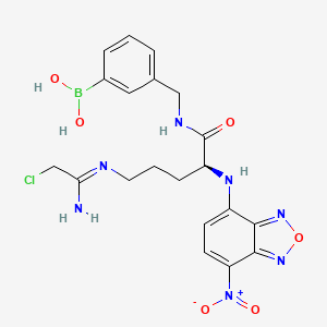 molecular formula C20H23BClN7O6 B12374446 Pad4-IN-2 