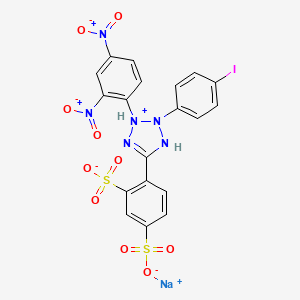 Sodium;4-[3-(2,4-dinitrophenyl)-2-(4-iodophenyl)-1,3-dihydrotetrazol-3-ium-5-yl]benzene-1,3-disulfonate