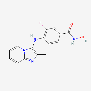 molecular formula C15H13FN4O2 B12374518 Hdac6-IN-31 