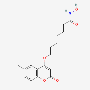 molecular formula C17H21NO5 B12374543 Antibiofilm agent-2 