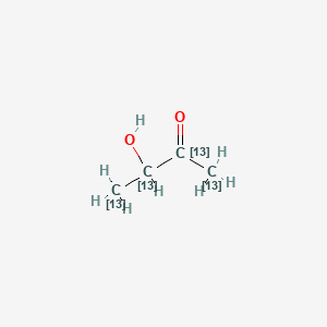 molecular formula C4H8O2 B12374583 Acetoin-13C4 