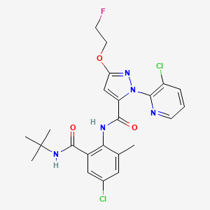 molecular formula C23H24Cl2FN5O3 B12374616 RyRs activator 5 