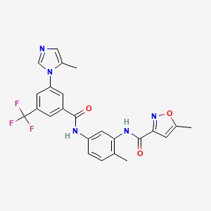 molecular formula C24H20F3N5O3 B12374662 Csf1R-IN-21 