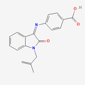 molecular formula C19H16N2O3 B12374707 Antibacterial agent 164 