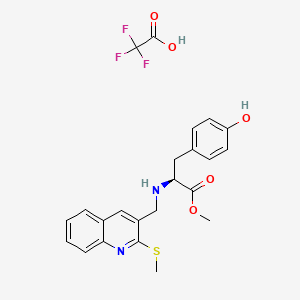 molecular formula C23H23F3N2O5S B12374709 ATP synthase inhibitor 2 (TFA) 