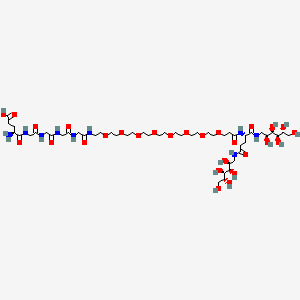 EGGGG-PEG8-amide-bis(deoxyglucitol)