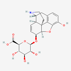 molecular formula C22H25NO9 B1237474 Normorphine-6-glucuronide CAS No. 65060-95-9