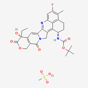 molecular formula C30H34FN3O9S B12374754 Exatecan intermediate 8 