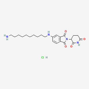 Pomalidomide-5-C10-NH2 hydrochloride