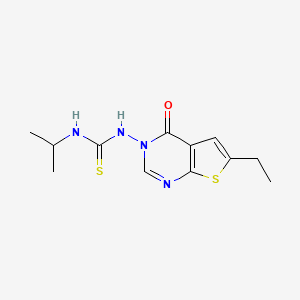 molecular formula C12H16N4OS2 B12374781 Myosin-IN-1 