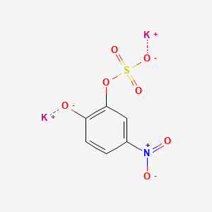 molecular formula C6H3K2NO7S B12374788 4-Nitrocatechol sulfate (dipotassium salt) 