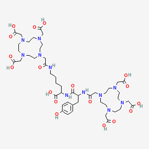 molecular formula C47H75N11O18 B12374873 DOTA-Tyr-Lys-DOTA 