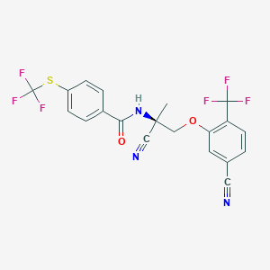 molecular formula C20H13F6N3O2S B12374883 ent-Monepantel CAS No. 887148-70-1