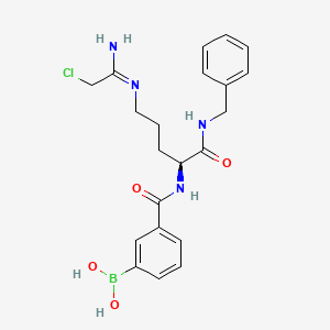 molecular formula C21H26BClN4O4 B12374927 Pad4-IN-3 