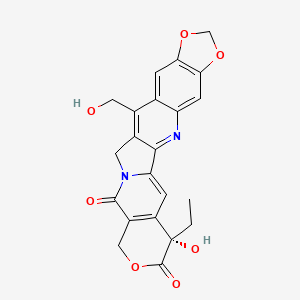 molecular formula C22H18N2O7 B12374954 7-Hydroxymethyl-10,11-MDCPT 