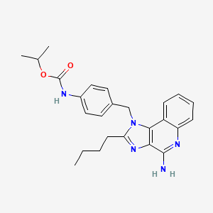 molecular formula C25H29N5O2 B12374963 TLR7 agonist 16 