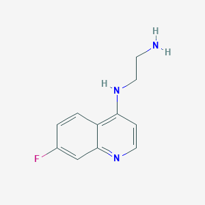 molecular formula C11H12FN3 B12374967 Spire2-FMN2 interaction-IN-1 