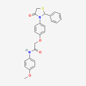 molecular formula C24H22N2O4S B12374970 Anti-inflammatory agent 53 