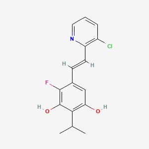 molecular formula C16H15ClFNO2 B12374973 AhR agonist 7 