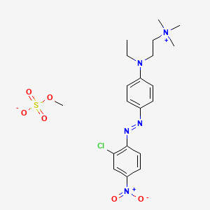 2-((4-((2-Chloro-4-nitrophenyl)azo)phenyl)ethylamino)-N,N,N-trimethylethanaminium methyl sulfate