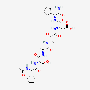 Ac-{Cpg}-Thr-Ala-{Ala(CO)}-Asp-{Cpg}-NH2