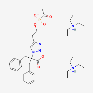 molecular formula C34H54N5O6P B12375009 Dxps-IN-1 