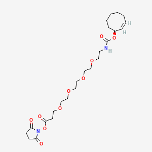 molecular formula C24H38N2O10 B12375011 (S,E)-TCO2-PEG4-NHS ester 