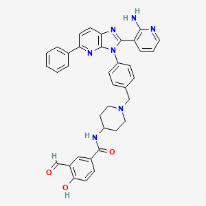 molecular formula C37H33N7O3 B12375037 Akt1-IN-3 