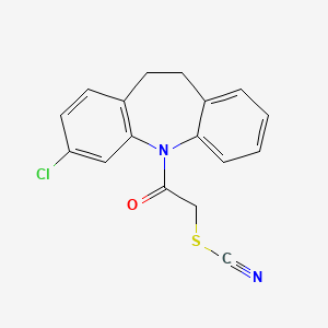 molecular formula C17H13ClN2OS B12375044 SARS-CoV-2 3CLpro-IN-18 