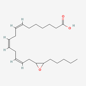 molecular formula C22H36O3 B12375065 (7Z,10Z,13Z)-15-(3-pentyloxiran-2-yl)pentadeca-7,10,13-trienoic acid 