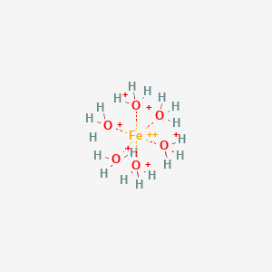 molecular formula FeH18O6+8 B1237507 六氧化铁(2+) 