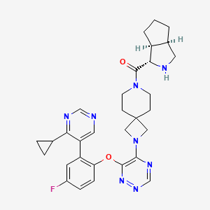 molecular formula C31H35FN8O2 B12375085 Menin-MLL inhibitor 27 CAS No. 2938995-50-5