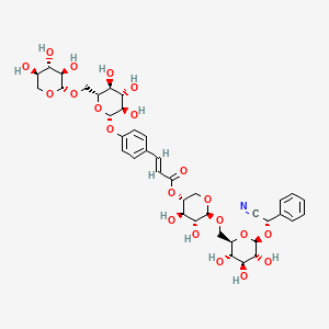 molecular formula C39H49NO21 B1237512 洋甘菊苷 A CAS No. 89354-48-3