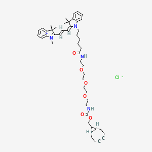 molecular formula C49H67ClN4O6 B12375127 Cy3-PEG3-endo-BCN 