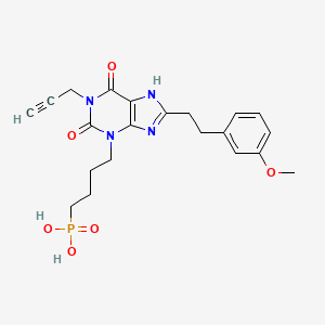 molecular formula C21H25N4O6P B12375136 MRGPRX4 agonist-1 