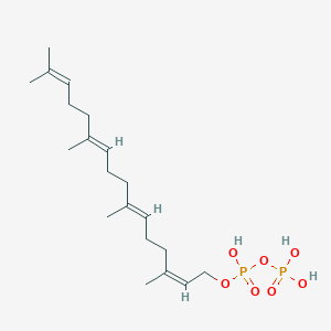 molecular formula C20H36O7P2 B1237515 2-顺式，6-反式，10-反式-香叶基香叶基二磷酸 